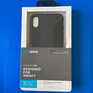 iPhone XS Max - Speck Presidio Grip Series Case (MIDNIGHT BLUE)